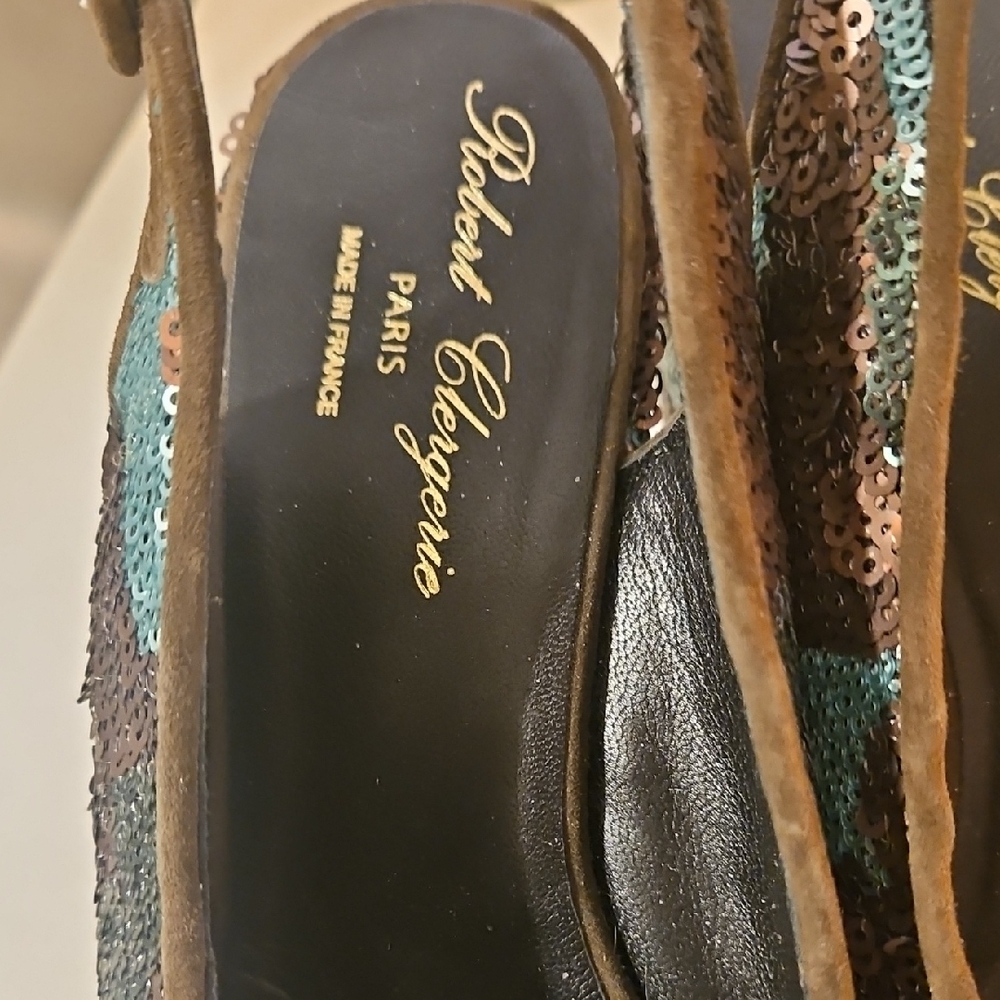Robert Clergerie Camouflage Sequin Platform Shoes. RARE LIMITED EDITION!!! - Picture 3 of 11